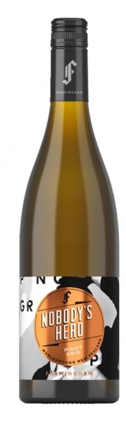 Pinot Gris Nobody's Hero Framingham  Marlborough New Zealand